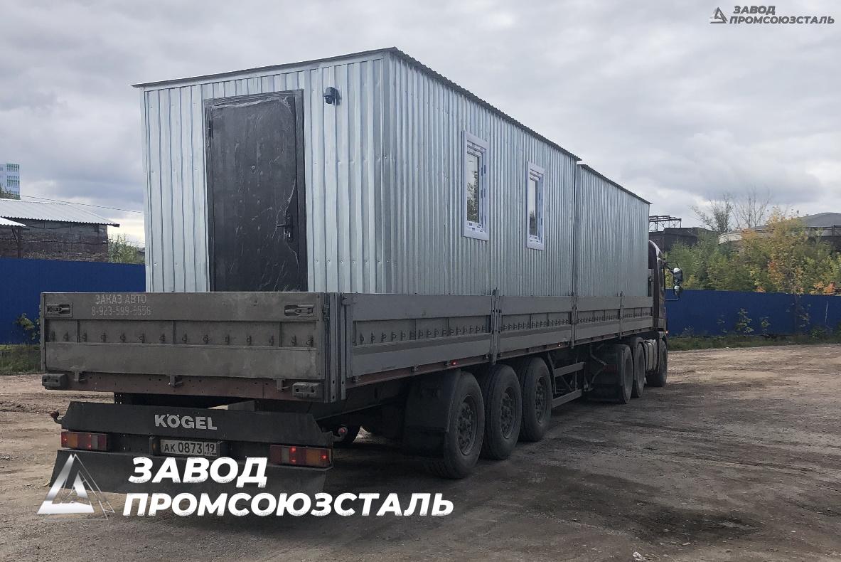 bytovka-ofis-dlya-rabochego-personala-2-sht.-24h24h6-m.-uteplenie-100-mm.-srok-izgotovleniya-14-dnej.-otpravlyaem-v-g.-abakan. Бытовка для офиса металлическая 2,4×2,4×10 м